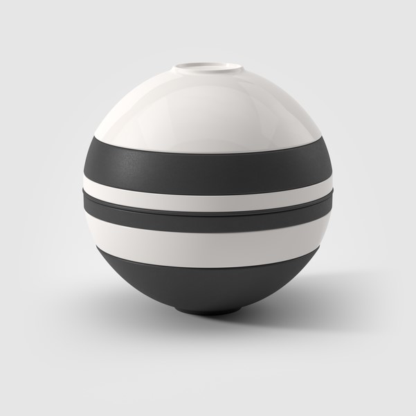 Iconic La Boule White & Black Набор посуды на 2 персоны, 7 предметов