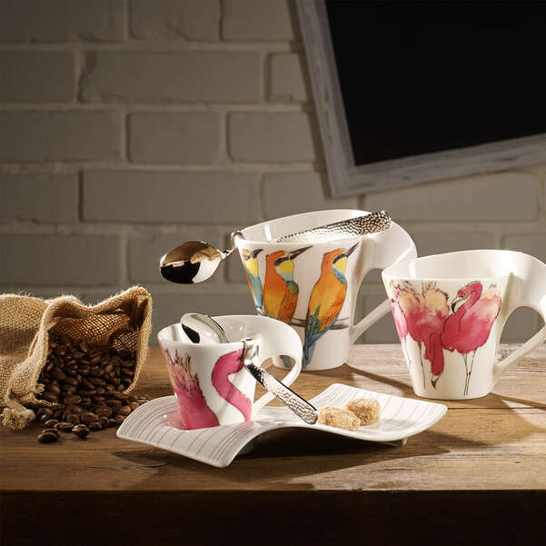NewWave Caffe Animals Кружка 0.35л "Фламинго"