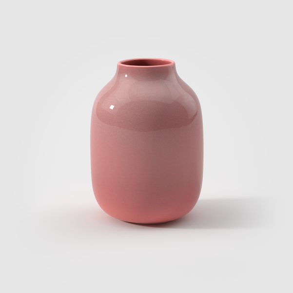 Perlemor Home Ваза высокая 22см розовая