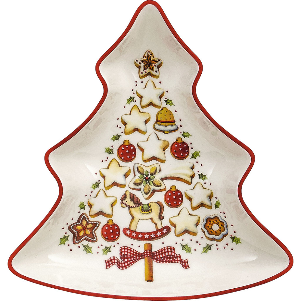 Салатник в форме ели 17 см