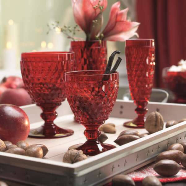 Boston coloured Высокий стакан красный