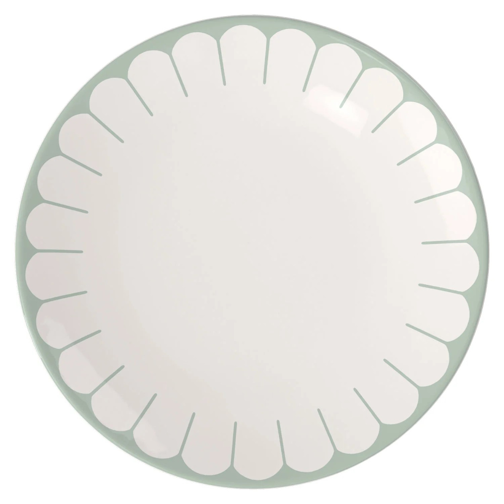 Fleur Soleil Плоская тарелка 27 см зеленая