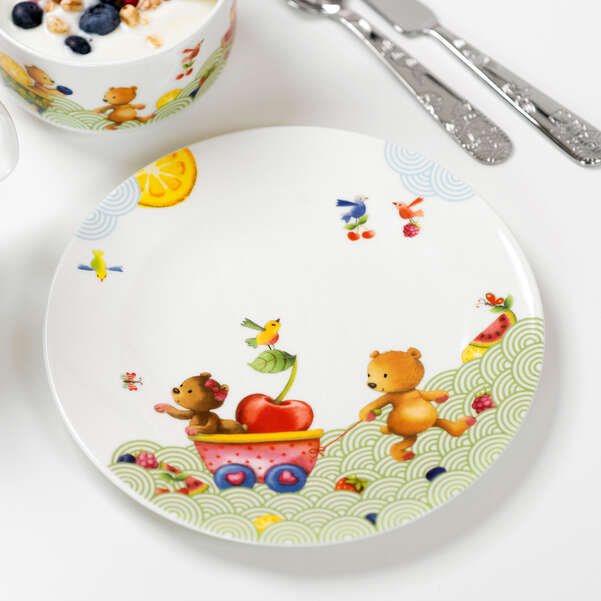 Hungry Bear Набор детской посуды, 7 предметов