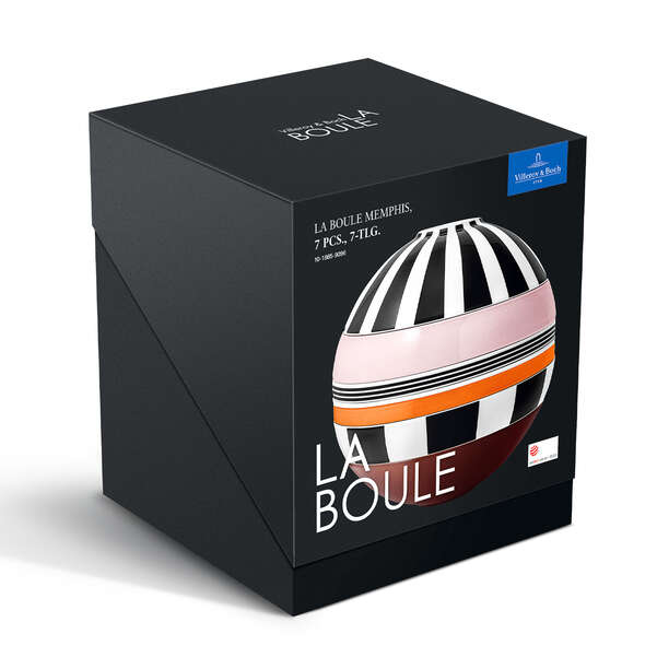 Iconic La Boule Memphis Набор посуды на 2 персоны, 7 предметов