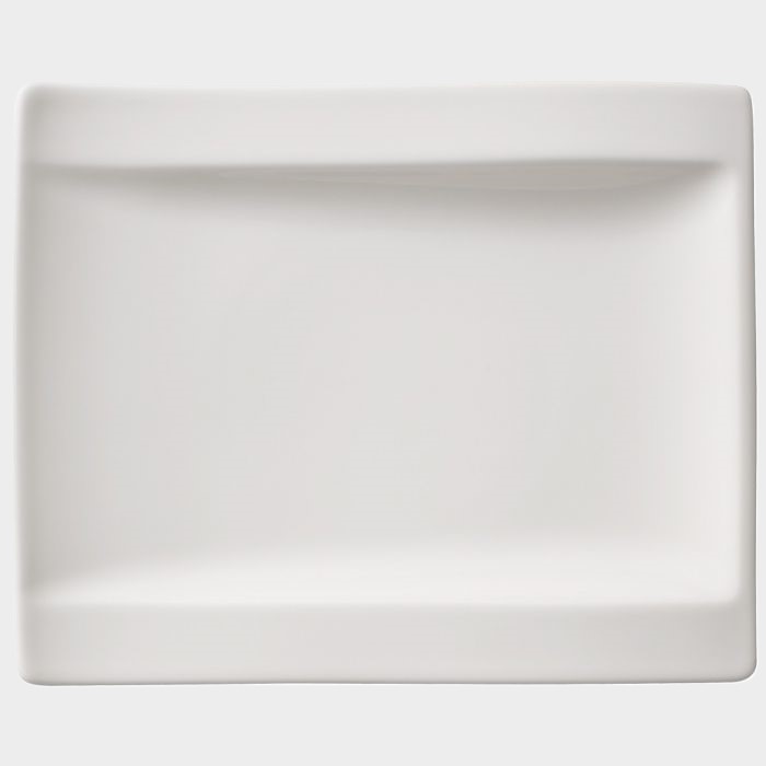 New Wave фарфор Пирожковая тарелка 18х15 см