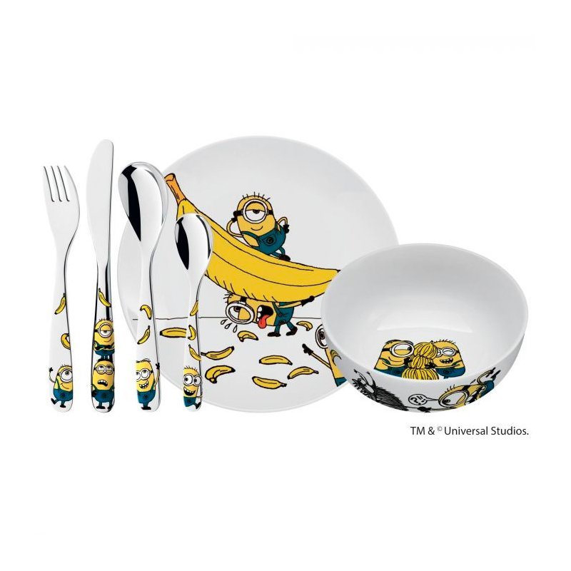 Набор детской посуды 6 предметов Minions
