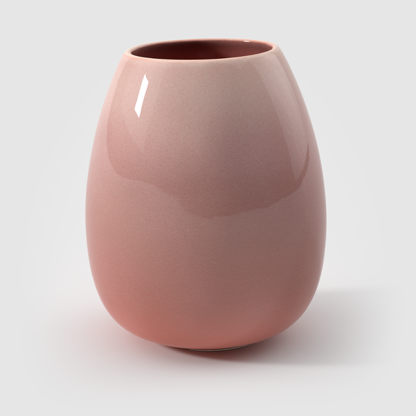 Perlemor Home Ваза высокая 18см розовая