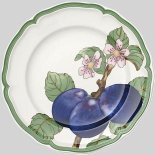 French Garden Modern Fruits Салатная тарелка Plum 21см