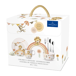 Roar like a Lion Набор детской посуды, 7 предметов